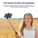 Mini Firefly Pocket Selfie Stick Bluetooth Wireless Remote Control Extendable Handheld Selfie Rod for iPhone Xiaomi HUAWEI VIVO