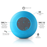 BT Speaker Wireless Waterproof Shower Bathroom Large Suction Cup Stereo Speaker Mini Portable Outdoor Sports Loudspeaker