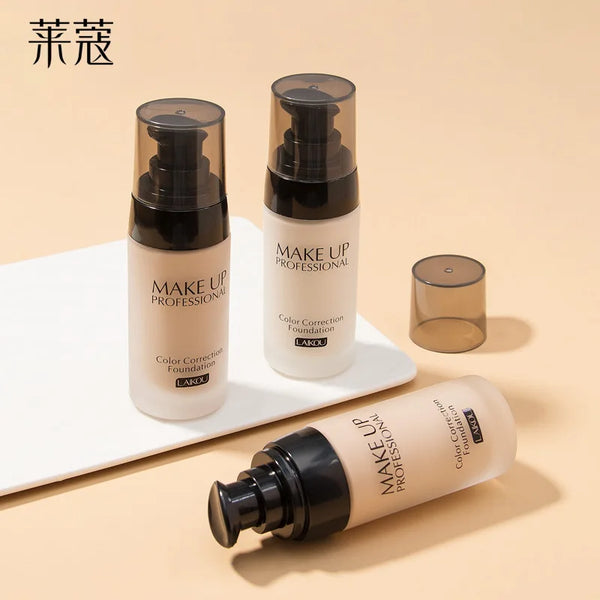 LAIKOU Makeup Base Face Liquid Foundation BB Cream Concealer Moisturizer Oil-control Whitening Waterproof Maquiagem Makeup 40g