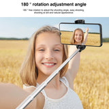 Mini Firefly Pocket Selfie Stick Bluetooth Wireless Remote Control Extendable Handheld Selfie Rod for iPhone Xiaomi HUAWEI VIVO