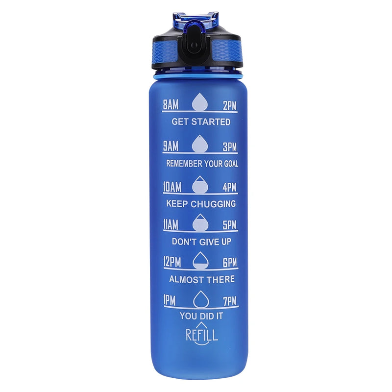 1L Water Bottle Portable Sport Water Bottle Pretty Drink Bottle Leakproof Gym Water Bottle for Outdoor Travel Fitness Cycling