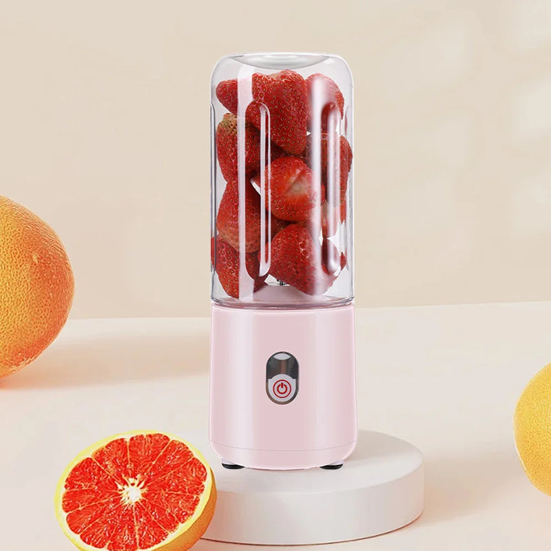 500ml Fruit Juicer USB Powered Mini Juice Blender Cup 120W Fruit Shakes Juicer Mixer Automatic Small Electric Juicer