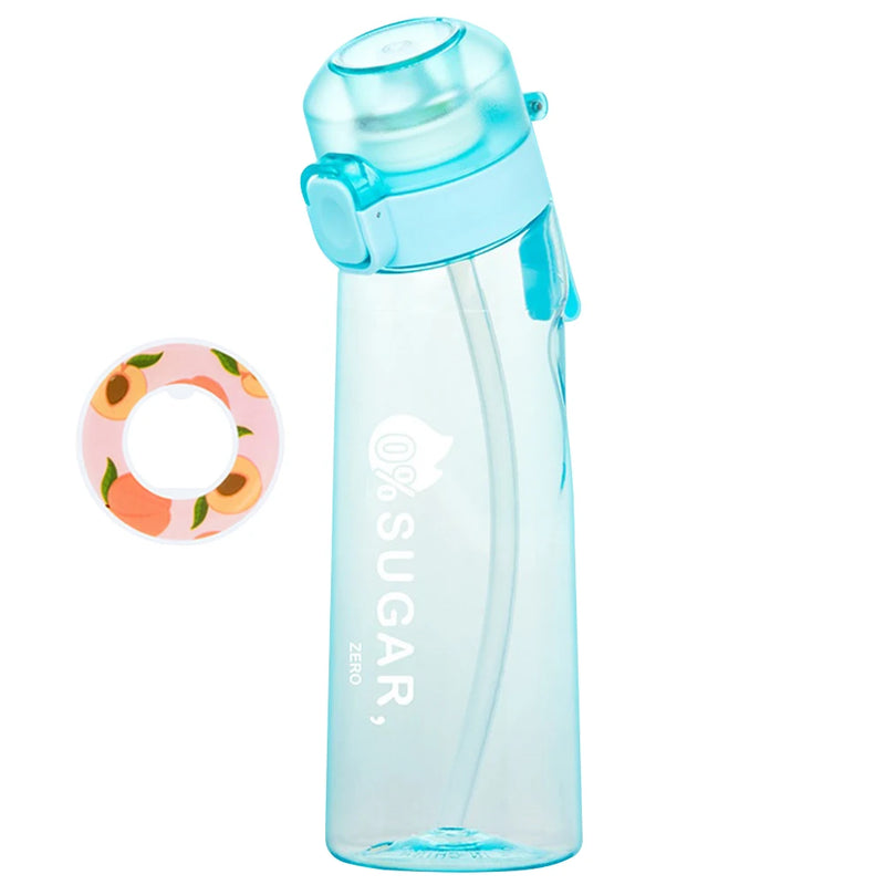 650ML Fruit Flavor Water Cup Leak-Proof with 1/7 Pods Fragrance Smelling Water Bottle Large Capacity for Travel Climbing Hiking