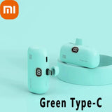 Xiaomi 30000mAh Mini Portable Power Bank Capsule Mobile Power Supply Emergency External Battery Fast Charger For iPhone Type-C