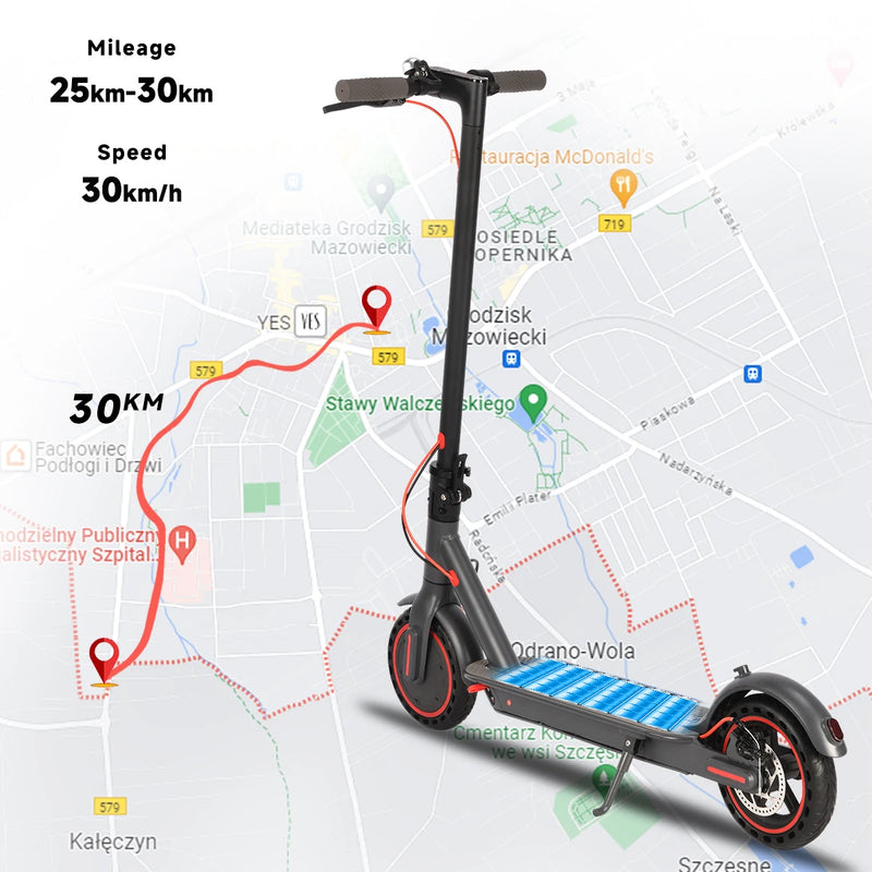 N7PRO 350W Adult Electric Scooter 36V 10.4Ah Escooter Kick Scooter Support APP Lightweight Long Range 30km Scooter EU Warehouse