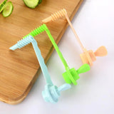 Amazing Vegetable Roll Machine Creative Lazy Man Spiral Cucumber Cutter Whirlwind Potato Slicer Rotating Potato Tart Knife