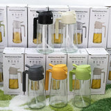 1PCS 2in1 470ml Glass Spray Oil Sprayer Bottle Spray Oil Dispenser Oil Jar Cruet BBQ Kitchen Baking Roasting Picnic Kitchen Tool