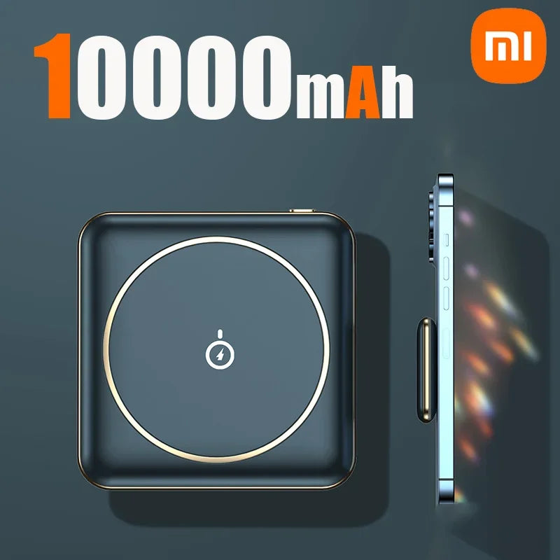 Xiaomi 50000mAh Mini Magnetic Wireless Power Bank Charger Fast Charging Thin External Battery For iPhone Huawei Samsung Xiaomi