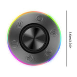 Mini Bluetooth Speaker Shower Speaker Subwoofer with Suction Cup/RGB Light HandsFree Call/FM Radio Stereo Subwoofer For Bathroom