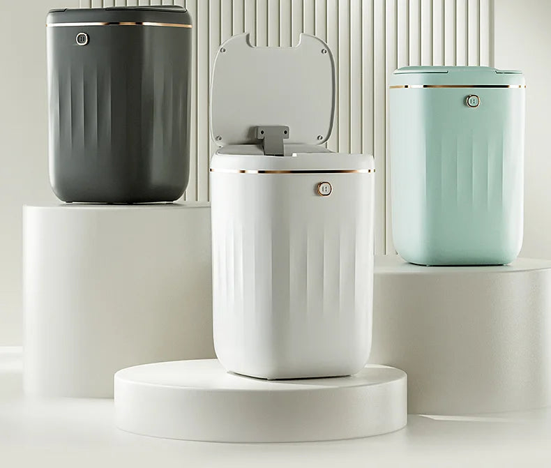 Smart Sensor Trash Can Automatic Garbage Bin Rechargeable Touchless Dustbin for Kitchen Toilet Wastebasket with Lid 22/20L