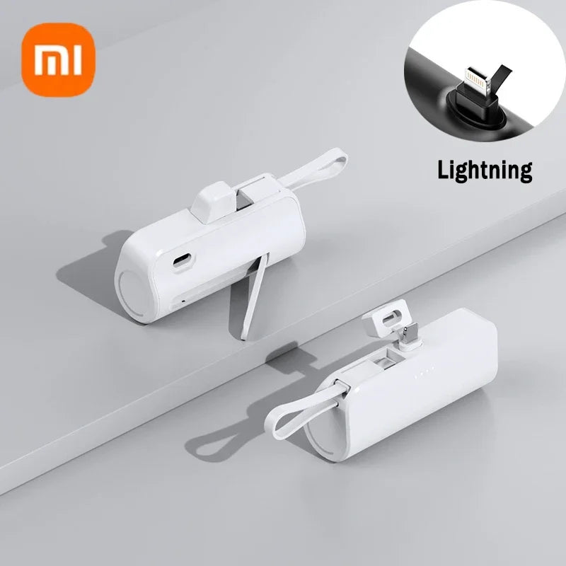 Xiaomi Mini Wireless Power Bank 30000mAh Capsule Large Capacity Portable Fast Charging External Battery For iPhone Type-c New