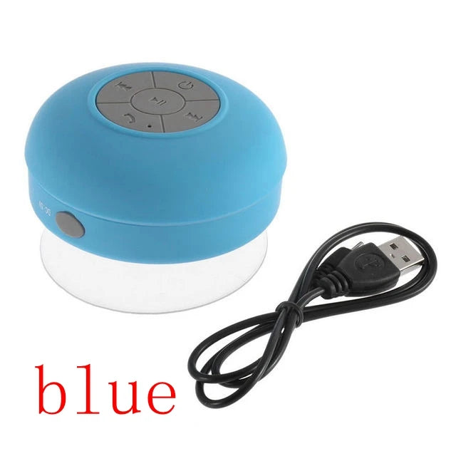 BT Speaker Wireless Waterproof Shower Bathroom Large Suction Cup Stereo Speaker Mini Portable Outdoor Sports Loudspeaker