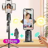 Automatic Facial Tracking 360 °Rotation Gimbal Stabilizer Mobile Phone Holder Wirelss Intelligent Selfie Stick Smartphone Tripod