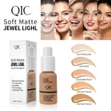 Liquid Foundation Concealer Face Naturally Flawless Matte Oil-Control Waterproof Long Lasting Foundation 30ml 5 Colors Optional