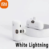 Xiaomi 30000mAh Mini Portable Power Bank Capsule Mobile Power Supply Emergency External Battery Fast Charger For iPhone Type-C