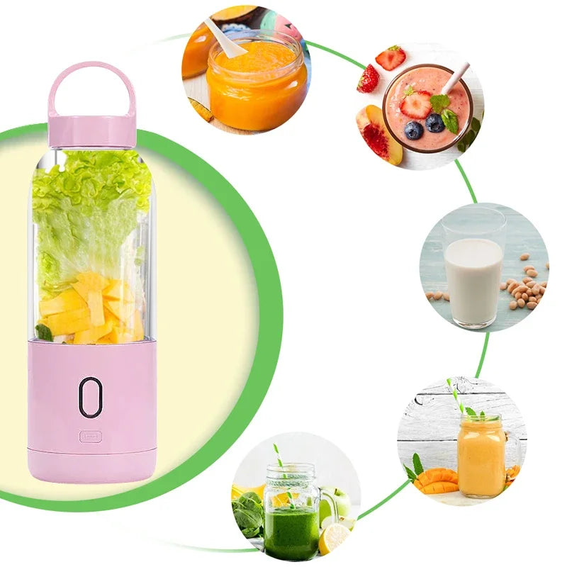 Portable Fruit Juice Blenders Summer Personal Electric Mini Mixers Fruit Extractors Home Juicer Cup Machine For Kitchen