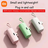 Xiaomi Mini Wireless Power Bank 30000mAh Capsule Large Capacity Portable Fast Charging External Battery For iPhone Type-c New