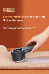 Household Hair Ball Trimmer with LED Display Rechargeable Electric Lint Remover Hairball Fizz Fluffs Clothes Shaving Machine