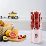 500ml Fruit Juicer USB Powered Mini Juice Blender Cup 120W Fruit Shakes Juicer Mixer Automatic Small Electric Juicer