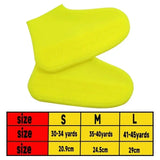 2pcs Waterproof Shoe Covers Silicone Anti-Slip Rain Boots Unisex Sneakers Protector For Outdoor Rainy Day Protectors Shoes Cover