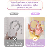 Cartoon Cable Charger Protector Cover Case For iPhone 14 13 15 Pro 18W 20W Charger 2024 New Data Line Protective Sleever