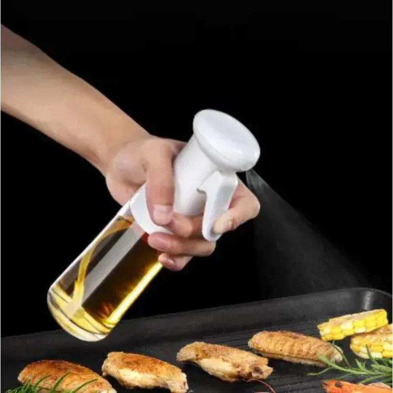 210ML Olive Oil Spray BBQ Cooking Kitchen Baking Olive Oil Sprayer Oil Spray Empty Bottle Vinegar Bottle Oil Dispenser Salad