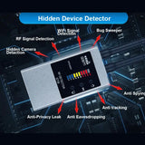 Wireless Anti-Spy Listening Device Detector Bug Phone GPS Tracker RF Signal Finder Wifi Hidden Camera Detect Anti-Camera Scanner