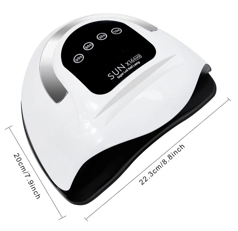 Professional 72LED Nail Dryer UV Nail Light with 4 Timers Automatic Sensor Settings, Suitable for Gel Curing Home Nail Tools