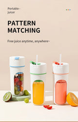 Home Portable Mini Juicer 2in1 Powerful Electric Juice Cup Highvalue Direct Drinking Small Juicer