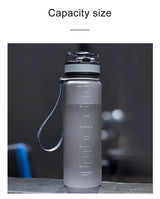 Hot Sale 500/1000ML Sports Water Bottle Shaker Outdoor Travel Portable Leakproof Drinkware Tritan Plastic Drink Bottle BPA Free