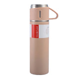 500ML 304 Stainless Steel Vacuum Insulated Bottle Office Business Style Coffee Mug Thermos Bottle Insulated Water Bottle Gift