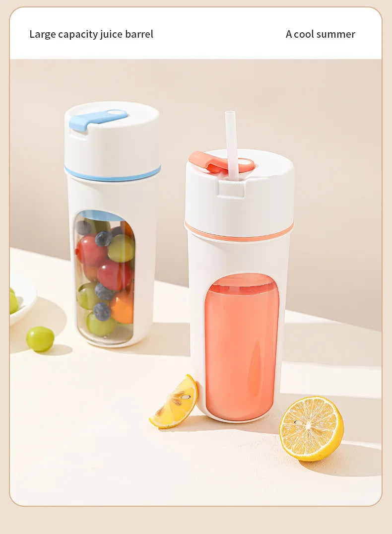 Home Portable Mini Juicer 2in1 Powerful Electric Juice Cup Highvalue Direct Drinking Small Juicer