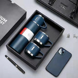 500ML 304 Stainless Steel Vacuum Insulated Bottle Office Business Style Coffee Mug Thermos Bottle Insulated Water Bottle Gift