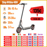 N7PRO 350W Adult Electric Scooter 36V 10.4Ah Escooter Kick Scooter Support APP Lightweight Long Range 30km Scooter EU Warehouse