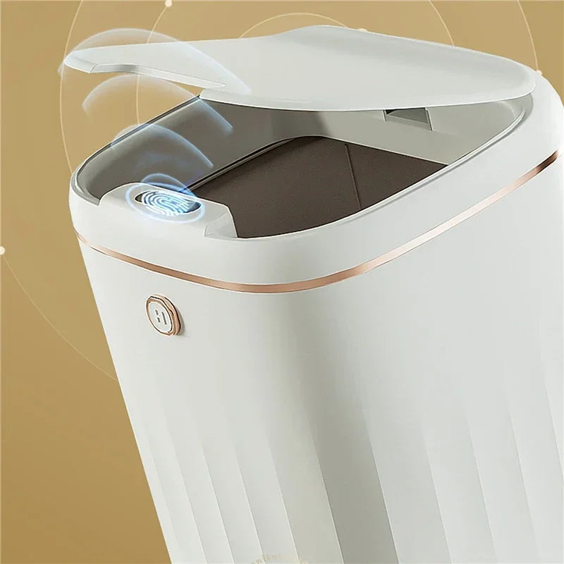 Smart Trash Can 20L Automatic Sensor Battery Powered Garbage Bin Large Capacity Induction Trash Can For Kitchen Bathroom Toilet