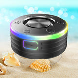 Mini Bluetooth Speaker Shower Speaker Subwoofer with Suction Cup/RGB Light HandsFree Call/FM Radio Stereo Subwoofer For Bathroom