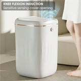 Smart Trash Can 20L Automatic Sensor Battery Powered Garbage Bin Large Capacity Induction Trash Can For Kitchen Bathroom Toilet