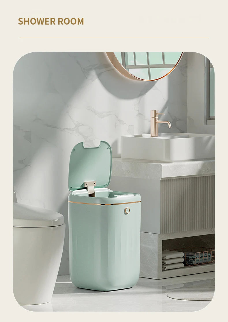 Smart Sensor Trash Can Automatic Garbage Bin Rechargeable Touchless Dustbin for Kitchen Toilet Wastebasket with Lid 22/20L