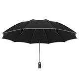 For xiaomi Automatic Umbrella With Flashlight Female Male Luxury Business Windproof Umbrellas Men Rain Women Anti-UV Parasol