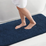 Kitinjoy Soft Bathroom Plush Rug Absorbent Quick Dry Bath Mat Shower Pad Floor Protector Decor Non-Slip Live Room Bedroom Carpet