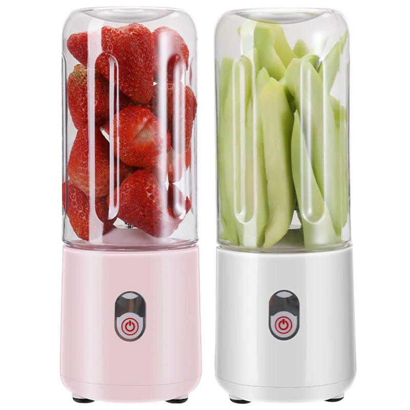 500ml Fruit Juicer USB Powered Mini Juice Blender Cup 120W Fruit Shakes Juicer Mixer Automatic Small Electric Juicer