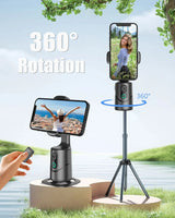 Automatic Facial Tracking 360 °Rotation Gimbal Stabilizer Mobile Phone Holder Wirelss Intelligent Selfie Stick Smartphone Tripod