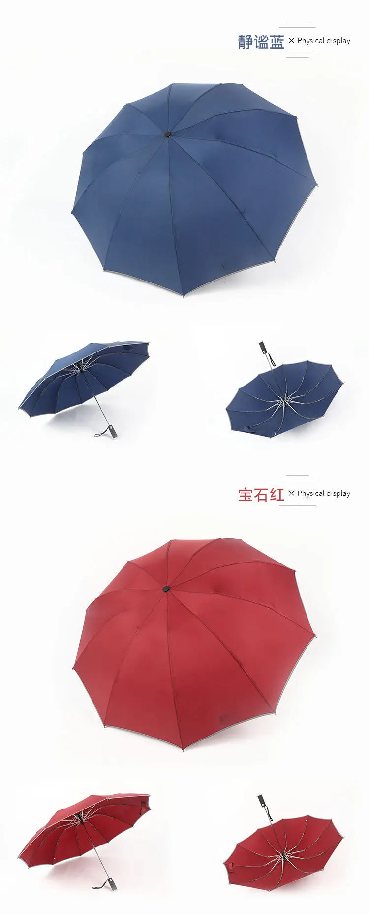 For xiaomi Automatic Umbrella With Flashlight Female Male Luxury Business Windproof Umbrellas Men Rain Women Anti-UV Parasol