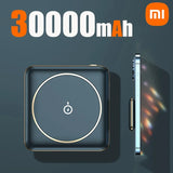 Xiaomi 50000mAh Mini Magnetic Wireless Power Bank Charger Fast Charging Thin External Battery For iPhone Huawei Samsung Xiaomi