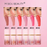 Matte Liquid Blush Stick Lasting Easy Color Blush Cream for Lips and Cheeks Concealer Waterproof Lip Gloss Makeup.