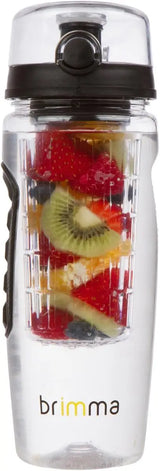 Fruit Infuser Water Bottle 32 oz Large Leak proof Plastic Fruit Infusion Water Bottle for Gym Camping  and Travel