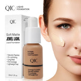 Liquid Foundation Concealer Face Naturally Flawless Matte Oil-Control Waterproof Long Lasting Foundation 30ml 5 Colors Optional