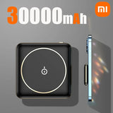 Xiaomi 50000mAh Mini Magnetic Wireless Power Bank Charger Fast Charging Thin External Battery For iPhone Huawei Samsung Xiaomi