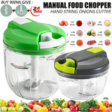 Multi Meat Mincer Garlic Chopper Onion Cutter Rotate Kitchen Cooking Accessories For Garlic Press Crusher Vegetable Chopper