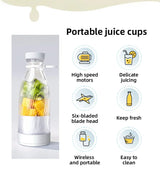 Portable Electric Juicer Blender Usb Mini Fruit Mixers Juicers Fruit Extractors Food Milkshake Multifunction Juice  Cup Bottle